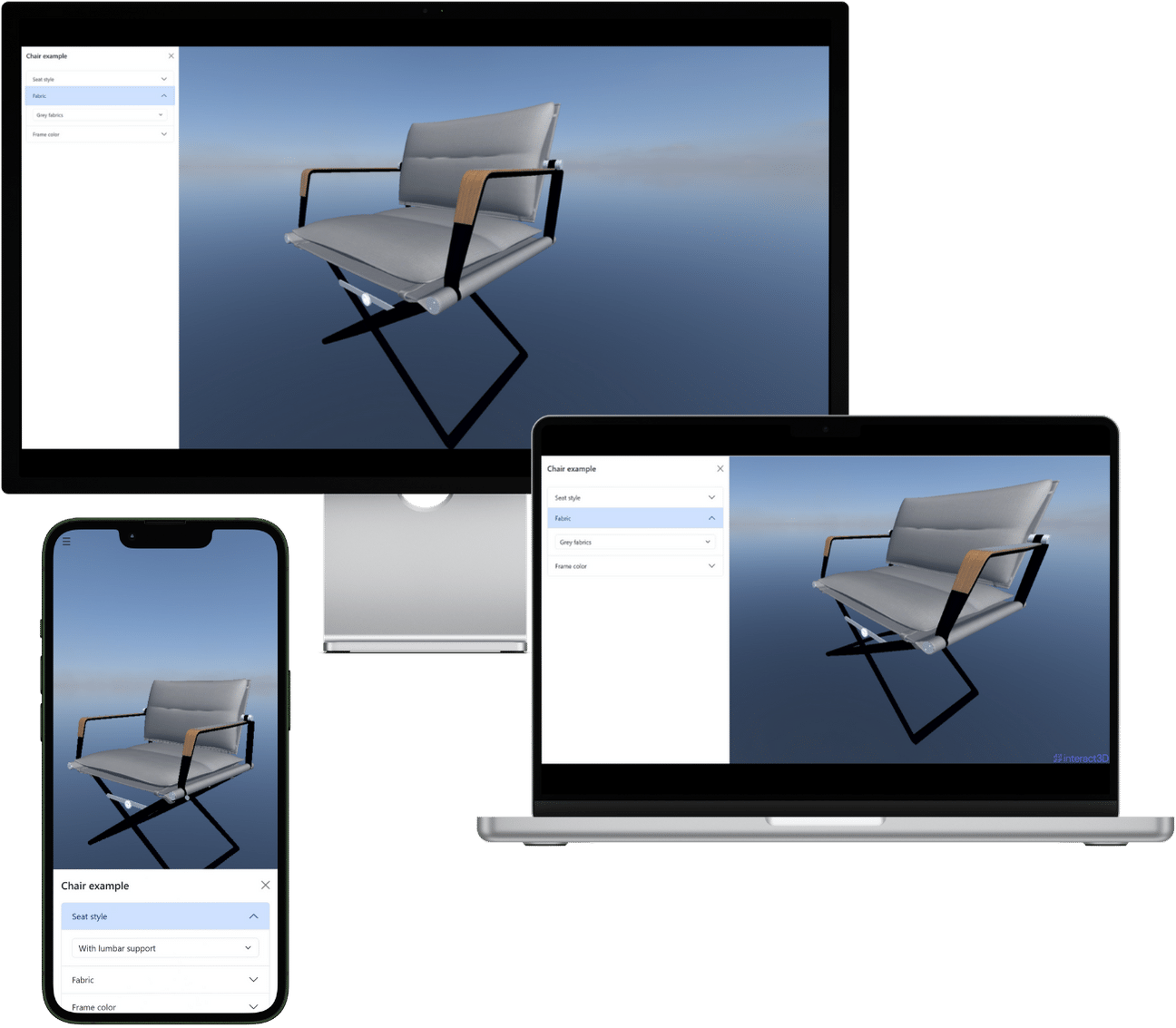 Interactive 3D Configurator on Multiple Devices